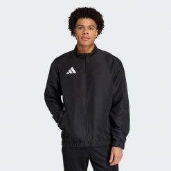 Bluza reprezentacyjna Entrada26. Białe bluzy męskie Adidas, uniwersalny, bez wzorów, do piłki nożnej, climacool (adidas). Za 134.99 zł.