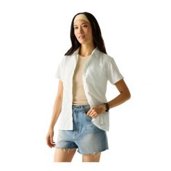 Damska Koszulka Z Krótkim Rękawem Mindano VIII Botanical. Białe t-shirty damskie Regatta, m, bez wzorów, z materiału, bez kołnierzyka. Za 117.99 zł.
