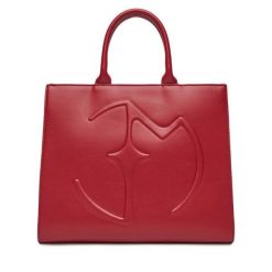 Torebka Eva Minge. Czerwone torebki do ręki damskie Eva Minge, bez wzorów, klasyczne, bez dodatków. Za 239.99 zł.