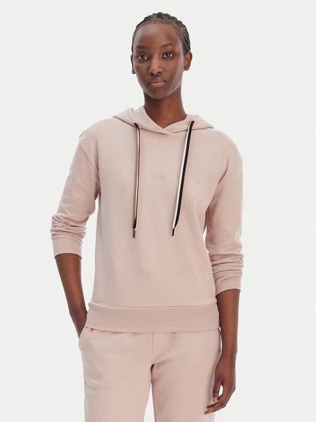 BOSS Bluza CP Stripe 50524760 Beżowy Regular Fit. Brązowe bluzy damskie Boss, l, bez wzorów, z bawełny, bez kaptura. Za 399.99 zł.