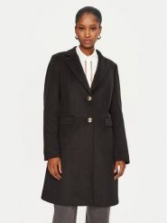 Maryley Płaszcz przejściowy 24IB808/14NE Czarny Regular Fit. Czarne płaszcze damskie Maryley, s, bez wzorów, z syntetyku, bez kaptura. Za 379.99 zł.