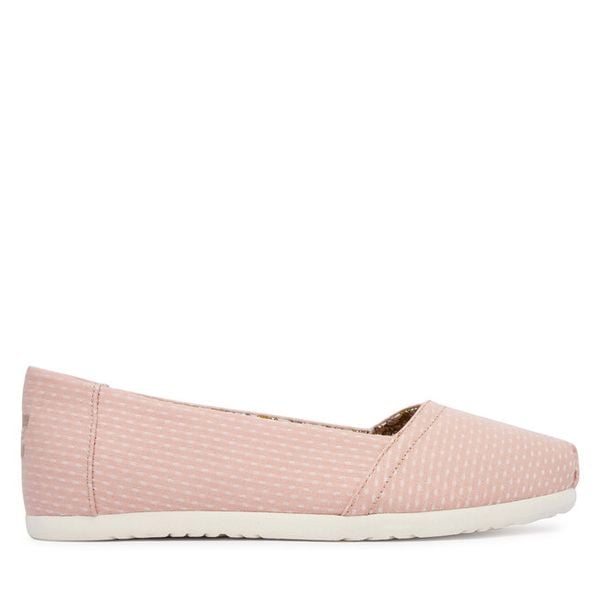 Baleriny Toms. Czerwone baleriny damskie Toms, bez wzorów, bez obcasa. Za 203.99 zł.