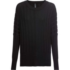 Sweter bonprix czarny. Swetry damskie bonprix. Za 59.99 zł.