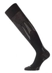 Skarpety narciarskie uniseks Lasting SWW 988 Merino 80%. Czarne skarpety damskie LASTING, bez wzorów, z dzianiny. Za 129.90 zł.