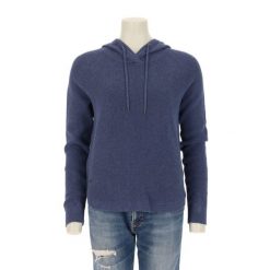 Second life - Damska niebieska bluza z kapturem - Jak nowy. Niebieskie bluzy damskie Ralph Lauren, bez wzorów, z kapturem. Za 127.76 zł.