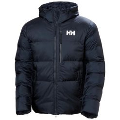 Kurtka z kapturem Helly Hansen Active Winter. Niebieskie kurtki męskie Helly Hansen, na zimę, bez wzorów, z puchu, sportowe, z kapturem. Za 1,192.05 zł.