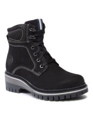 Lasocki Trapery WB-NINA-01 Czarny. Czarne kozaki damskie Lasocki, z nubiku. Za 279.99 zł.