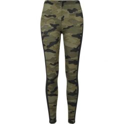 Damskie Legginsy W Prążki Camo. Brązowe legginsy damskie Urban Classics, l, bez wzorów. Za 85.99 zł.