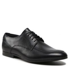 Półbuty Lasocki. Czarne eleganckie półbuty Lasocki, wizytowe, bez zapięcia. Za 149.99 zł.