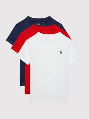 Polo Ralph Lauren Komplet t-shirtów 323884456001 Kolorowy Regular Fit. T-shirty dla chłopców Polo Ralph Lauren, bez wzorów, z bawełny, bez ramiączek. Za 585.99 zł.