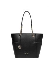 Nine West Torebka CEO-NEBRASKA-LDA8208 Czarny. Czarne torebki do ręki damskie Nine West, bez wzorów, z materiału, bez dodatków. Za 249.99 zł.