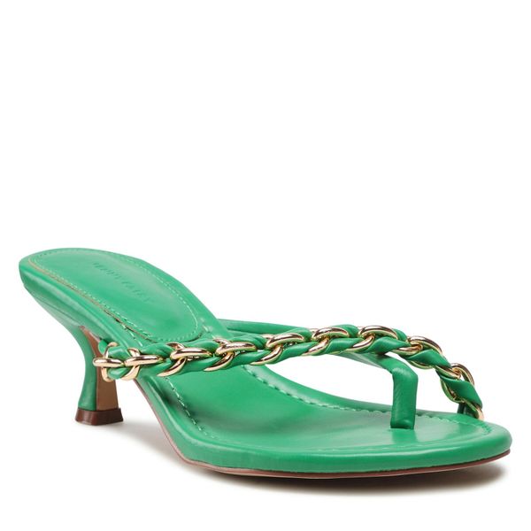 Japonki Jenny Fairy. Zielone klapki damskie Jenny Fairy, bez wzorów, bez obcasa. Za 169.99 zł.