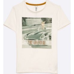 Name it - T-shirt dziecięcy 122-164 cm. T-shirty i topy dla dziewczynek marki Name it, z nadrukiem, z bawełny, z okrągłym kołnierzem. W wyprzedaży za 24.90 zł.
