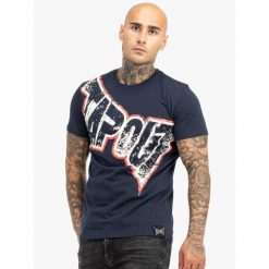 T-shirt o klasycznym kroju Tapout Bernardino. Niebieskie t-shirty męskie TAPOUT, l, bez wzorów, z bawełny, klasyczne, bez kołnierzyka. Za 136.00 zł.