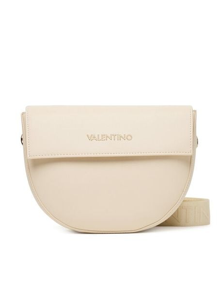 Valentino Torebka Bigs VBS3XJ02 Écru. Białe listonoszki damskie Valentino, bez wzorów, ze skóry, bez dodatków. Za 291.99 zł.