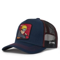 Czapka z daszkiem Capslab. Niebieskie czapki i kapelusze damskie CapsLab, bez wzorów. Za 134.99 zł.