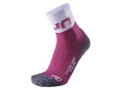 Skarpety UYN Light Lady Socks Pink White. Czerwone skarpety damskie UYN, bez wzorów, z materiału. Za 74.99 zł.
