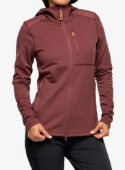 Bluza z kapturem damska Fjallraven Keb Fleece Hoodie. Fioletowe bluzy damskie Fjällräven, l, bez wzorów, z elastanu, z kapturem. Za 1,099.00 zł.