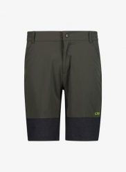 Spodenki turystyczne męskie CMP Drayno Bermuda. Zielone szorty męskie CMP, l, bez wzorów, z elastanu. Za 296.99 zł.