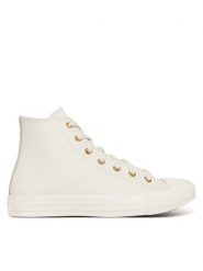 Converse Trampki Chuck Taylor All Star Gold Luxe A10709C Beżowy. Brązowe trampki i tenisówki damskie Converse, bez wzorów, z materiału, retro, bez zapięcia. Za 189.99 zł.