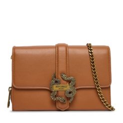 Torebka Just Cavalli. Brązowe torebki do ręki damskie Just Cavalli, bez wzorów, wizytowe, bez dodatków. Za 549.99 zł.