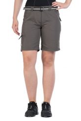 Spodenki szorty trekkingowe damskie Milo Patna Lady - Ash grey s. Szare szorty damskie Milo, s, bez wzorów, z materiału, klasyczne, z standardowym stanem. Za 142.50 zł.