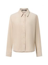 Someday Damska sztruksowa bluzka koszulowa - Zortney bold Kobiety Sztuczne włókno beżowy jednolity, 40. Brązowe bluzki damskie someday., bez wzorów, ze sztruksu, bez kołnierzyka, bez ramiączek. Za 499.95 zł.