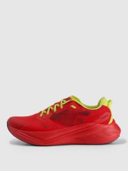 4F Niskie buty do biegania Fast Run 1.0 męskie - czerwone 45. Czerwone buty sportowe męskie 4f, z gumy, bez zapięcia, do biegania. Za 399.99 zł.