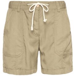 Spodenki damskie PROTEST RUE 21 shorts. Brązowe szorty sportowe damskie Protest, bez wzorów, sportowe, trekkingowe. W wyprzedaży za 169.90 zł.