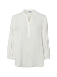 More & More Bluzka damska tunika Kobiety wiskoza biały jednolity, 38. Białe bluzki damskie More & More, bez wzorów, z wiskozy, bez kołnierzyka, bez ramiączek. Za 339.95 zł.