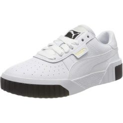 Buty do chodzenia damskie Puma Cali W. Białe obuwie sportowe damskie Puma, bez wzorów, z materiału, trekkingowe. Za 139.00 zł.