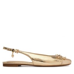 Baleriny MICHAEL Michael Kors. Żółte baleriny damskie MICHAEL Michael Kors, bez wzorów, bez obcasa. Za 569.99 zł.