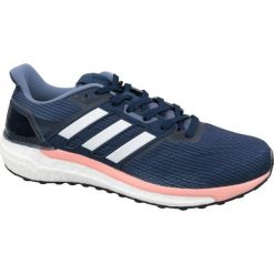 Granatowe Buty adidas Supernova W BB6038. Niebieskie obuwie sportowe damskie Adidas, bez wzorów, z materiału, Adidas Advantage. W wyprzedaży za 399.00 zł.