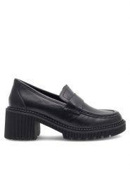 Sergio Bardi Loafersy KAP-C1061-01SB Czarny. Czarne mokasyny damskie Sergio Bardi, ze skóry. Za 83.99 zł.