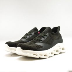 Buty sportowe PERLA zielony militarny. Białe obuwie sportowe damskie Legea, bez wzorów, z materiału, trekkingowe. Za 120.00 zł.