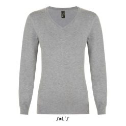 Sweter damski Sol's Glory. Szare swetry damskie SOL'S, na zimę, s, bez wzorów, bez kołnierzyka, bez ramiączek, bez kaptura. Za 172.00 zł.