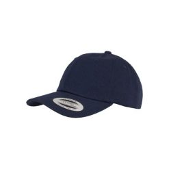 Czapka Z Daszkiem Dla Dorosłych Unisex Yupoong Cotton Twill Low Profile. Niebieskie czapki i kapelusze męskie FLEXFIT, bez wzorów, z bawełny. Za 65.99 zł.
