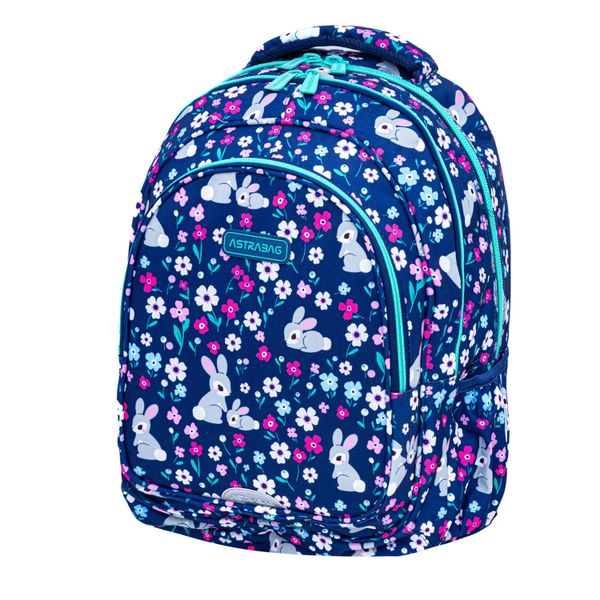 Plecak ASTRABAG BABY BUNNY, AB300. Brązowe torby i plecaki dziecięce ASTRABAG, z gumy, duże. Za 99.99 zł.