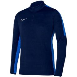 Męska Bluza Rozpinana Academy 23 Quarter Zip. Niebieskie bluzy męskie Nike, m, bez wzorów, bez kaptura. Za 203.99 zł.