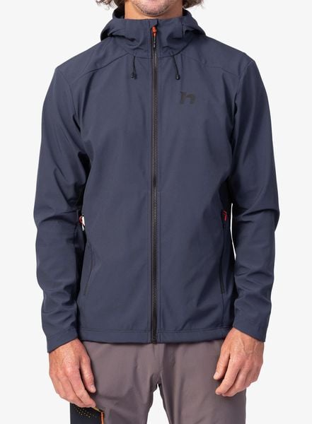 Kurtka softshell Hannah Arcan Hoody. Niebieskie kurtki męskie Hannah, m, bez wzorów, z materiału, bez kaptura. Za 472.99 zł.