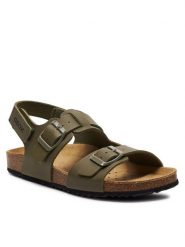 Geox Sandały J Ghita Boy J358LD 000BC C3009 D Khaki. Brązowe sandały chłopięce Geox, ze skóry, bez zapięcia. Za 239.99 zł.