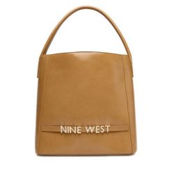 Torebka Nine West. Brązowe torebki do ręki damskie Nine West, bez wzorów, klasyczne, bez dodatków. Za 329.99 zł.