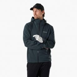 Kurtka outdoor hiking męska Swedemount On Course Jacket II szybkoschnąca. Zielone buty sportowe męskie SWEDEMOUNT, m, bez wzorów, z tkaniny, na golfa. Za 449.99 zł.