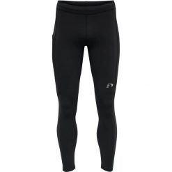 Legginsy Newline core warm. Czarne legginsy sportowe męskie Newline, m, bez wzorów, z materiału, na fitness i siłownię. Za 316.00 zł.