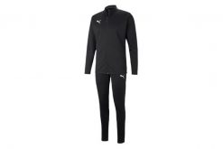 Dres męski sportowy spodnie bluza czarny PUMA ftblPLAY TRACKSUIT. Czarne bluzy męskie Puma, m, bez wzorów, z dresówki, bez kaptura. Za 171.00 zł.