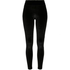 Legginsy Damskie Aksamit Z Wysokimi Stanami. Czarne legginsy damskie Urban Classics, xl, bez wzorów, z podwyższonym stanem, trekkingowe. Za 96.99 zł.