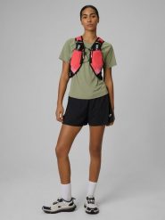 4F Spodenki do biegania szybkoschnące damskie - czarne XS. Czarne szorty sportowe damskie 4f, s, bez wzorów, z podwyższonym stanem, do biegania. Za 129.99 zł.