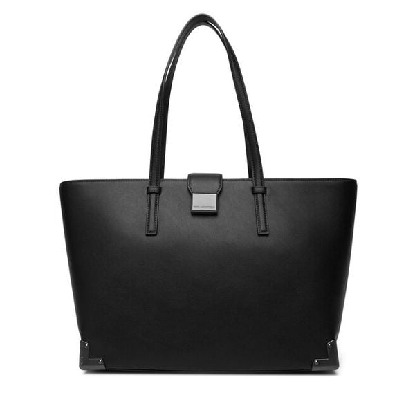 Torebka KARL LAGERFELD. Czarne torebki do ręki damskie KARL LAGERFELD, bez wzorów, bez dodatków. Za 1,039.99 zł.