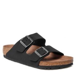 Klapki Birkenstock. Czarne klapki męskie Birkenstock. Za 329.99 zł.