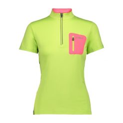 Damski jersey CMP. Zielone koszulki sportowe damskie CMP, bez wzorów, z jersey, rowerowe. Za 194.75 zł.